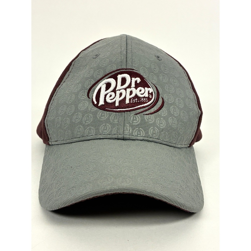 Marvel Avengers Age of Ultron Dr Pepper Promo Hat Cap Gray Maroon 2014
